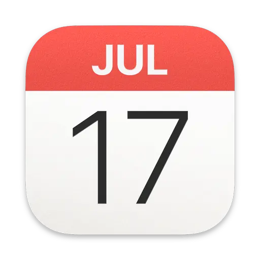 Apple Calendar logo